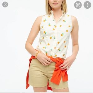 J. Crew Cotton Poplin Shirt in Signature Fit